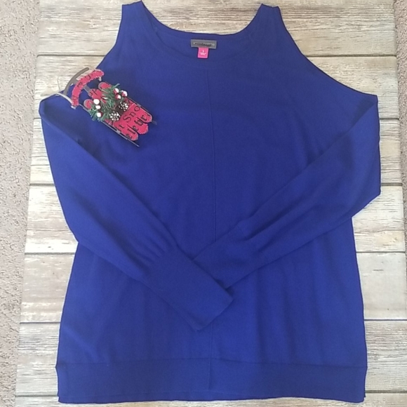 Vince Camuto Sweaters - Vince Camuto Cold Shoulder Sweater Sz S